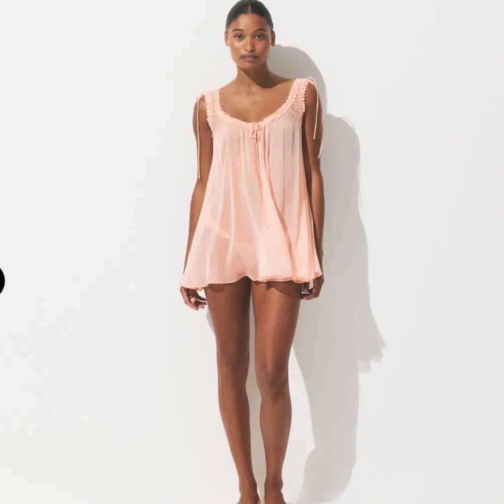 SKIMS Sheer Romance Dress